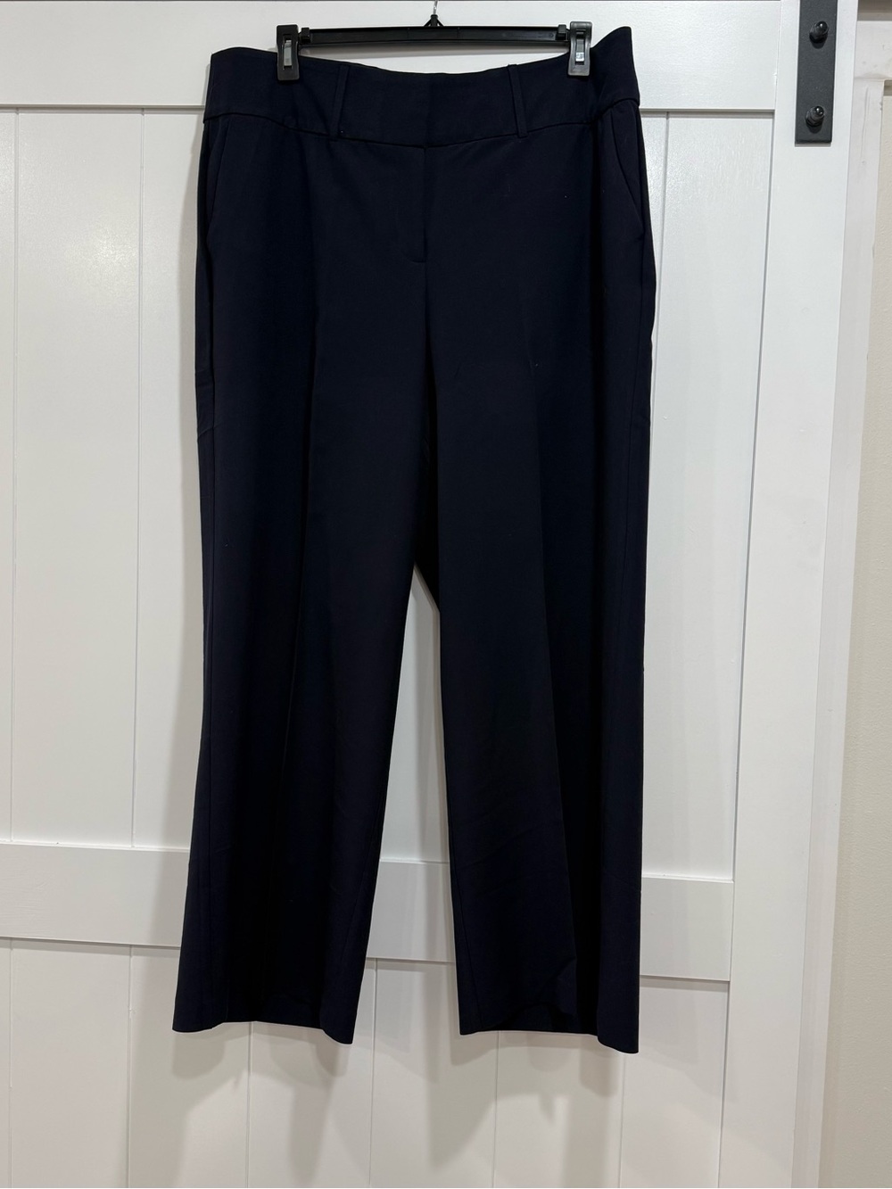 Lane Bryant Navy Wide-Leg Dress Pants